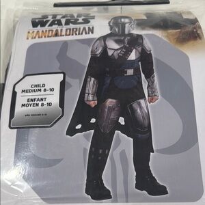 Star Wars Mandalorian Kids Costume - Black and Silver
